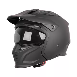 Kask motocyklowy modułowy W-TEC Badalone - Matt.czarny