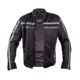 Męska kurtka motocyklowa W-TEC Bellvitage Crow - Czarno-szary