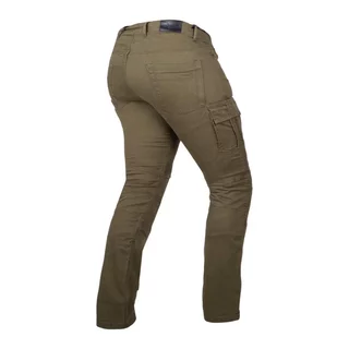 Spodnie motocyklowe męskie jeansy W-TEC Wallbridge Olive - Oliwkowa zieleń