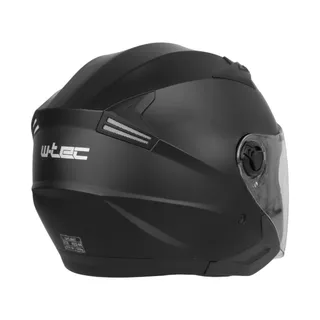 Kask motocyklowy otwarty W-TEC Barcela - Biały błyszczący