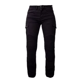 Damskie spodnie jeansy motocyklowe W-TEC Komehana - Czarny