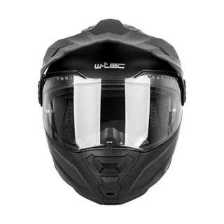 Kask motocyklowy enduro Flip-Up W-TEC Biscaia P/J - Matt.czarny