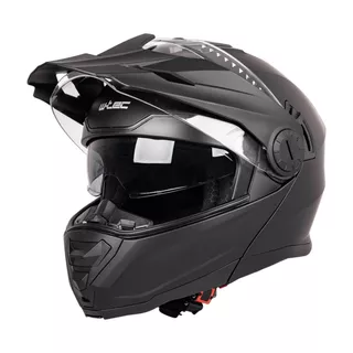 Kask motocyklowy enduro Flip-Up W-TEC Biscaia P/J - Matt.czarny