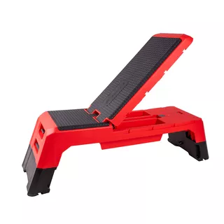 Step regulowany z funkcją ławki 2w1 inSPORTline AeroBench - Czarny