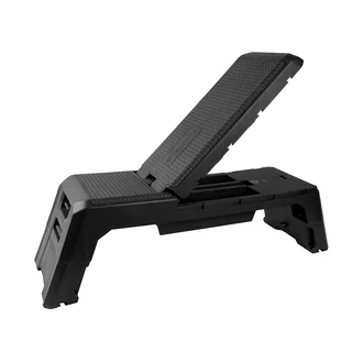 Step regulowany z funkcją ławki 2w1 inSPORTline AeroBench - Czarny