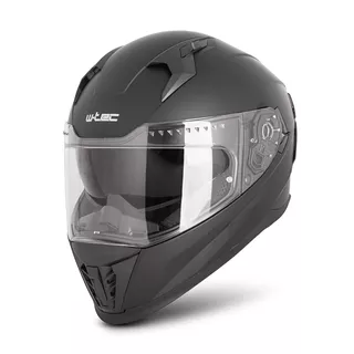 Kask motocyklowy turystyczny pełny W-TEC Burgosa - Matt.czarny