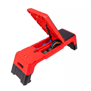 Step regulowany z funkcją ławki 2w1 inSPORTline AeroBench - Czarny