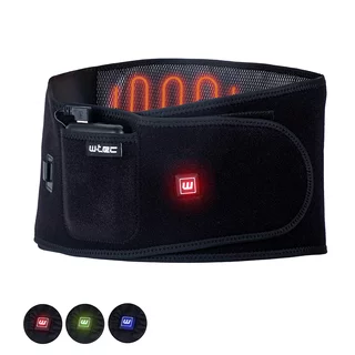 Pas grzewczy / lędźwiowy na plecy W-TEC HEATbelt ∙ rozmiar S-XL ∙ 3 tryby ∙ z kieszenią na powerbank