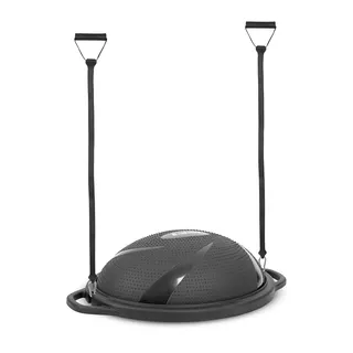 Podkładka balansująca inSPORTline Dome Hold z gumowymi ekspanderami100 cm / 4,6 kg - Czarny