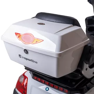 Skuter inwalidzki elektryczny trójkołowiec inSPORTline Marica - Czerwony