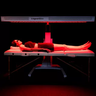 Panel podczerwieni LED lampa terapeutyczna na podczerwień inSPORTline Supetar - Biały