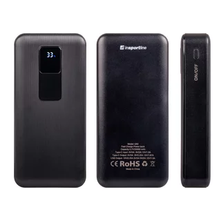 Powerbank PD QC z USB-C i wyświetlaczem inSPORTline PowerTwenty 20000 mAh