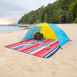 Namiot plażowy parawan z dodatkowymi kieszeniami inSPORTline Ascano
