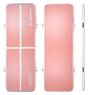 Ścieżka akrobatyczna do ćwiczeń Airtrack inSPORTline Airstunt 300x100x10 cm pink