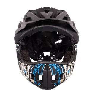 Kask Downhill na rower motor enduro zjazdowy W-TEC Delgada - Freestylowy błękit