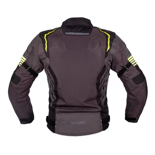 Letnia kurtka motocyklowa W-TEC Pelyes - szaro-fluo