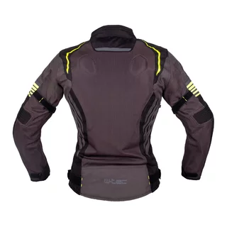 Damska letnia kurtka motocyklowa W-TEC Jelsa - szaro-fluo