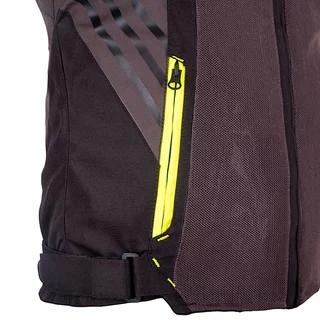 Letnia kurtka motocyklowa W-TEC Pelyes - szaro-fluo