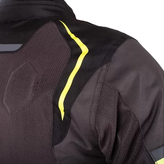 Letnia kurtka motocyklowa W-TEC Pelyes - szaro-fluo