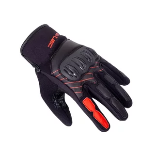 Rękawice motocyklowe letnie z obsługą smartfonu W-TEC Valelungo - Czarno-czerwony