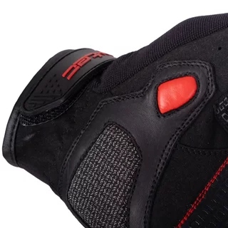 Rękawice motocyklowe letnie z obsługą smartfonu W-TEC Valelungo - Czarno-czerwony
