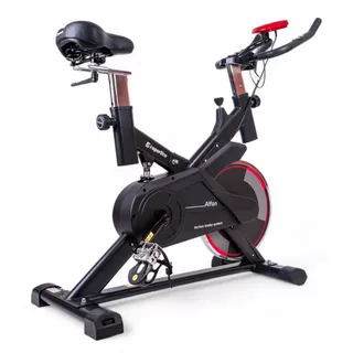 Rower treningowy spinningowy inSPORTline Alfan - Czarno-czerwony