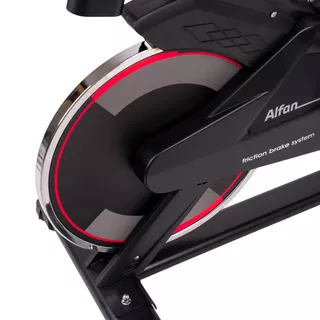 Rower treningowy spinningowy inSPORTline Alfan - Czarny