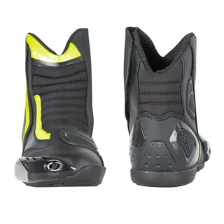 Męskie buty motocyklowe W-TEC GlamCE - Czarny-fluo żółty