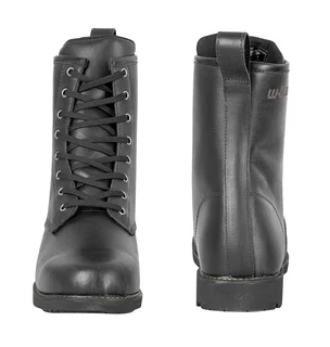 Męskie skórzane buty motocyklowe W-TEC Benga - Czarny