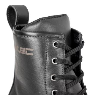 Męskie skórzane buty motocyklowe W-TEC Benga - Czarny