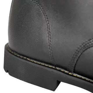 Męskie skórzane buty motocyklowe W-TEC Benga - Czarny