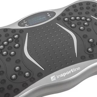 Platforma wibracyjna z linkami, głośnikiem, bluetooth inSPORTline Maviro - Grafitowy