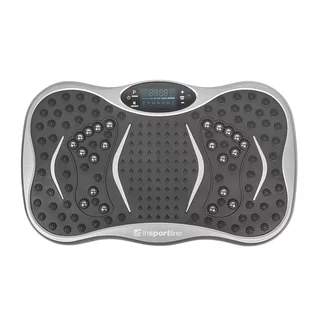 Platforma wibracyjna z linkami, głośnikiem, bluetooth inSPORTline Maviro - Grafitowy