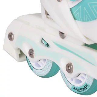 Łyżworolki regulowane dziecięce inSPORTline Tealero kółkami LED ABEC-7
