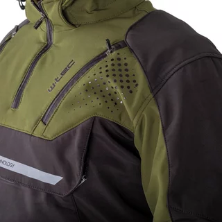 Męska softshellowa kurtka motocyklowa W-TEC Annorack - Czarny