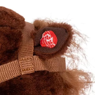 Hobby Horse koń na kiju z dźwiękiem inSPORTline Ferdino - Beżowy