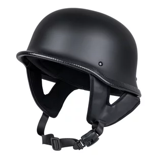 Kask motocyklowy W-TEC Feldberg otwarty ∙ chopper vintage ∙ 880 g ∙ ABS ∙ DOT ∙ matowy - Czarny