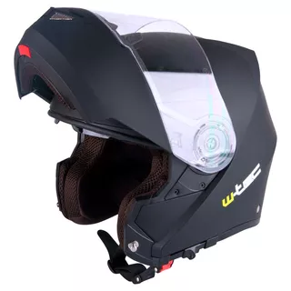 Kask motocyklowy szczękowy W-TEC Vexamo z blendą - Czarno-zielony