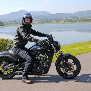 Kask motocyklowy W-TEC NK-850 otwierany + BLENDA - Biały błyszczący