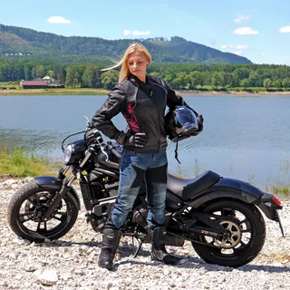 Kask motocyklowy W-TEC NK-850 otwierany + BLENDA - Biały błyszczący