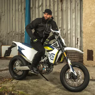 Męska kurtka motocyklowa soft-shell W-TEC Borozef - Czarno-zielony
