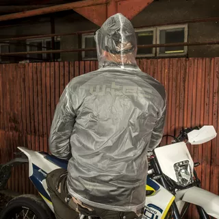 Peleryna dla motocyklistów W-TEC Lighty - przezroczysty
