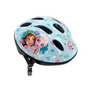 Kask dziecięcy na rower inSPORTline Frozen II ∙ motyw Kraina Lodu ∙ lekki 190 g ∙ otwory wentylacyjne ∙ regulacja pokrętłem ∙ norma EN 1078