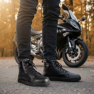 Męskie buty motocyklowe W-TEC Ravito - Czarny