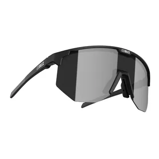 Sportowe okulary przeciwsłoneczne Bliz Hero 022 - Matt Black Brown w Blue - Matt Black Smoke