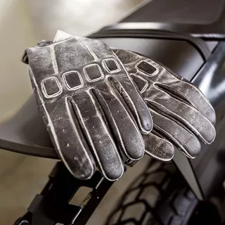 Skórzane rękawice motocyklowe W-TEC Rifteur - Czarny
