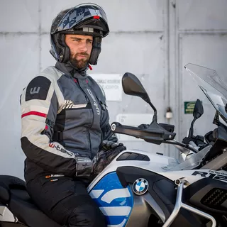 Kurtka motocyklowa W-TEC Excellenta - Szary