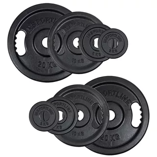 Żeliwne obciążenia olimpijskie inSPORTline Castblack OL 50 mm 2-20 kg