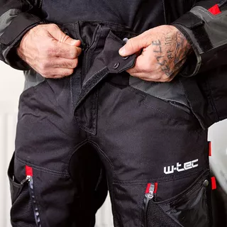 Spodnie motocyklowe męskie W-TEC Excellent - Szary
