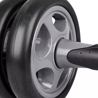 Wałek do ćwiczeń (ab roller) inSPORTline AR300 ∙ 0,6 kg ∙ nośność 100 kg ∙ antypoślizgowe uchwyty ∙ stabilna szeroka konstrukcja